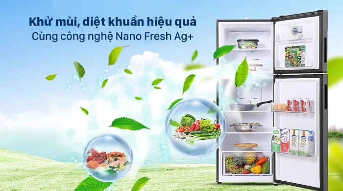 Công nghệ Nano Fresh Ag+ diệt khuẩn, khử mùi hiệu quả